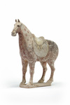 A Chinese painted pottery figure of a horse