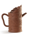A Chinese yixing 'monk's cap' teapot