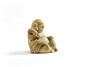 An ivory carving of Budai