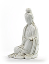 A Chinese Dehua seated figure of Guanyin