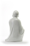 A Chinese Dehua figure of a seated Luohan