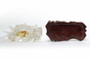 Two Chinese rock crystal carvings
