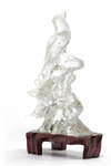 Two Chinese rock crystal carvings