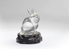 Two Chinese rock crystal carvings