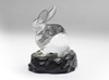 Two Chinese rock crystal carvings