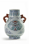 A Chinese doucai ‘kui dragon’ pear-shaped vase, hu