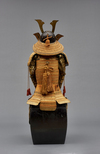 An important partly gilded ōyoroi-style suit-of-armour with orange cords (kin’urushinuri odoshi yoroi)