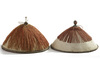 Two Chinese mandarin official's summer hats, guanmao