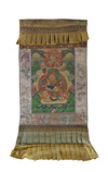 A Mongolian thangka depicting Vaisravana