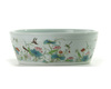 A Chinese famille rose 'bird and flowers' washer