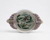 A famille verte biscuit censer-shaped brush washer, xi