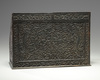 An Islamic lacquer wooden desk letterbox