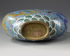 A Chinese cloisonné enamel 'dragon' moonflask