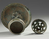 A Chinese bronze 'hill' censer and cover, boshanlu